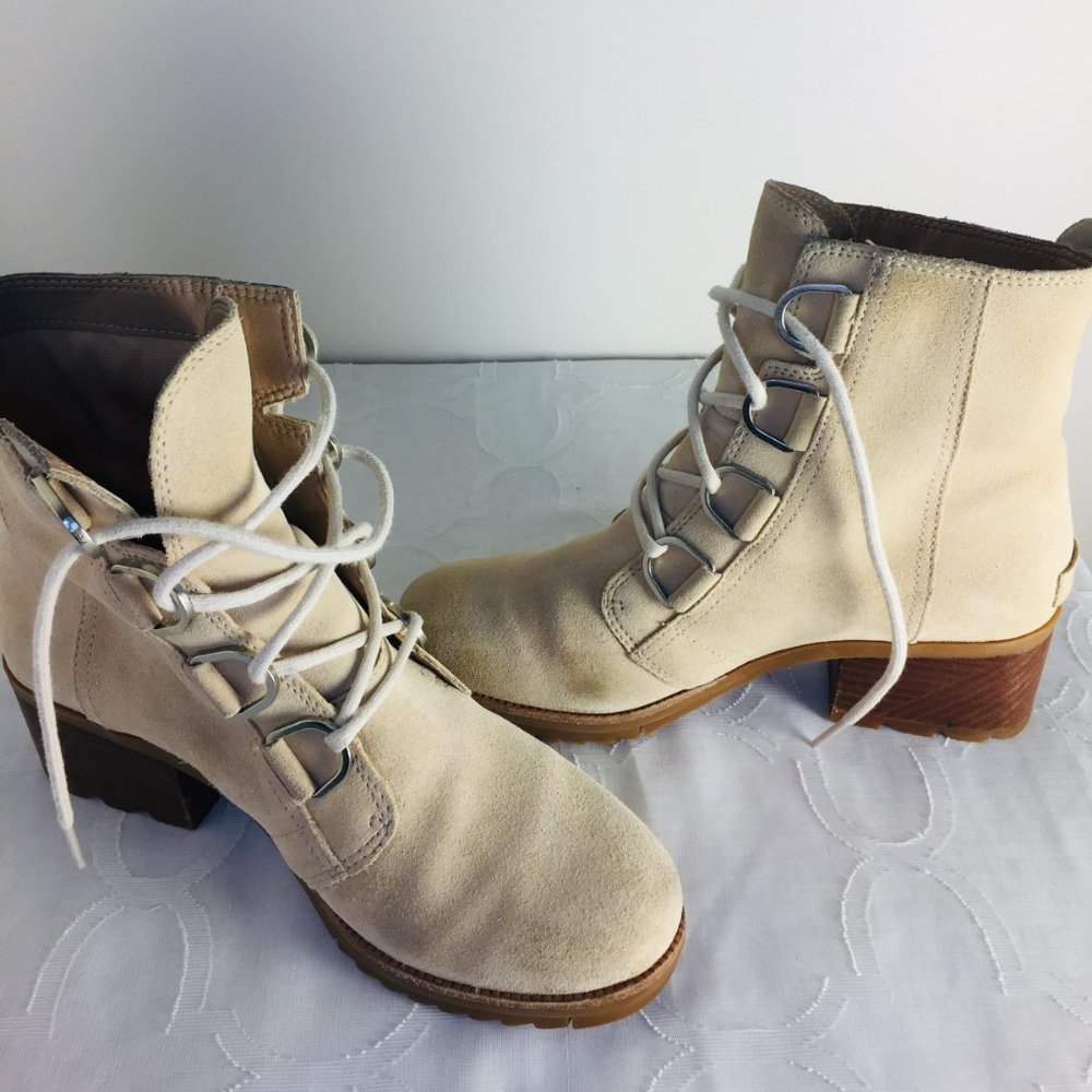 Sorel Cate Stacked Heel Weatherproof Ankle Boot